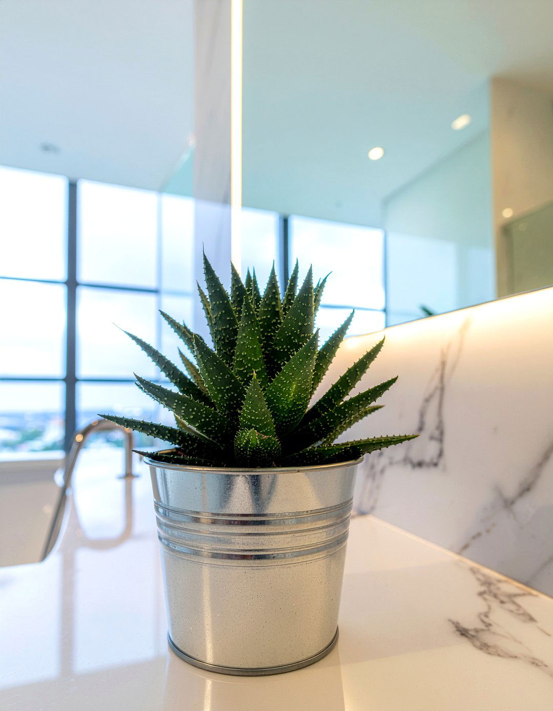 Modern Bathroom Succulent - 30 bathroom succulent ideas