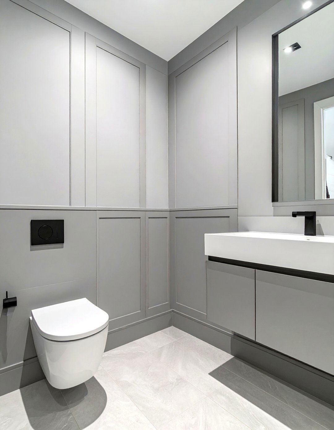 Modern Bathroom Wainscoting - 30 bathroom wainscoting ideas