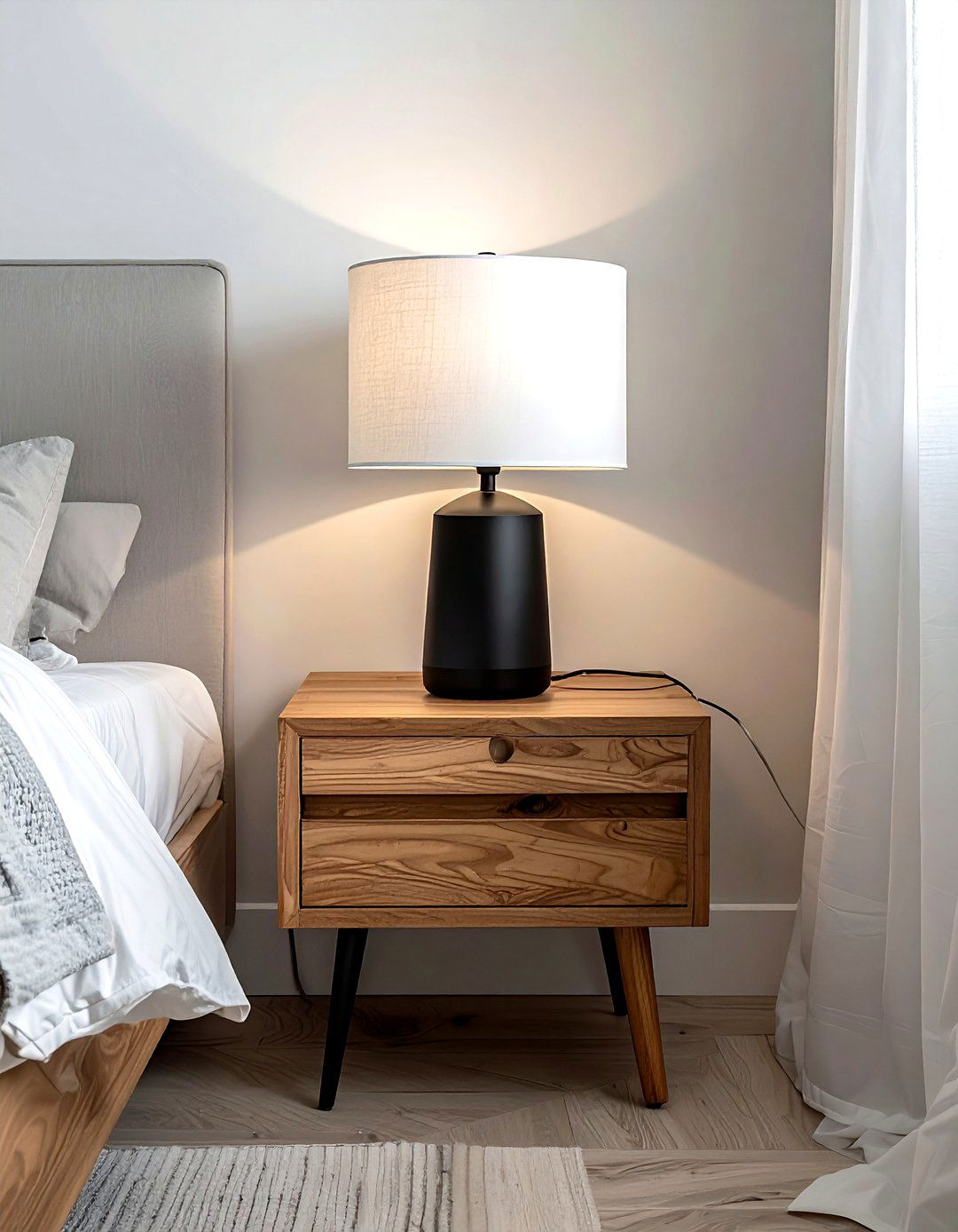 Modern Bedside Lamp - 30 decor final detail ideas