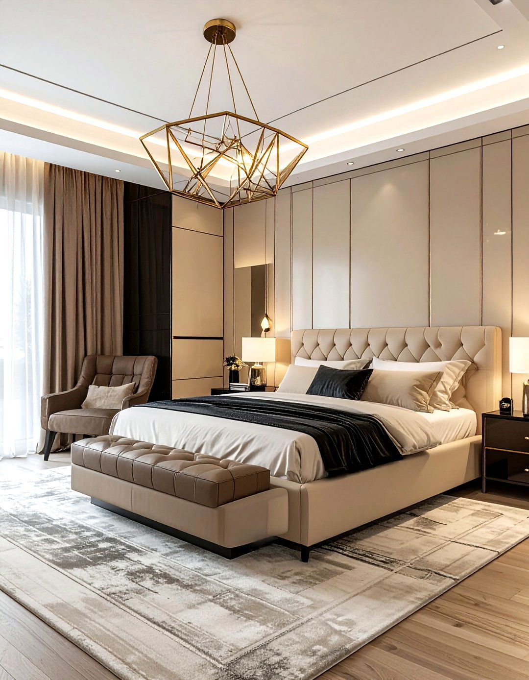 Modern Beige Bedroom - 30 beige bedroom design ideas