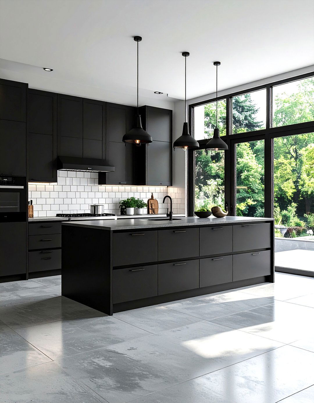 Modern Black Dutch Door - 30 kitchen Dutch door ideas
