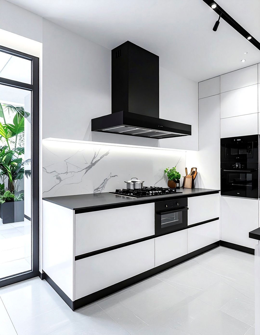 Modern Black Kitchen Hood - 30 black hood kitchen ideas