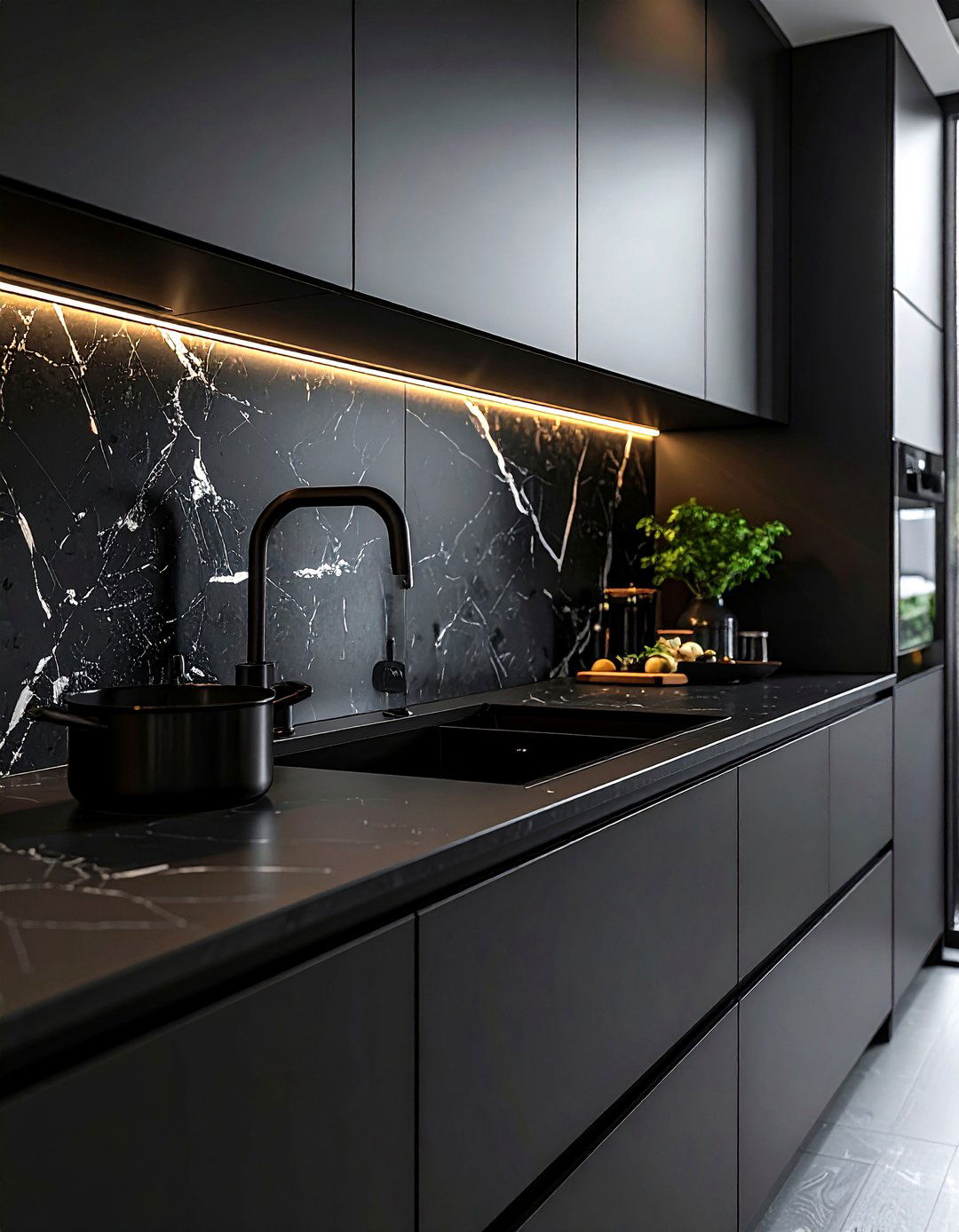 Modern Black Kitchen Pot Filler - 30 pot filler kitchen ideas