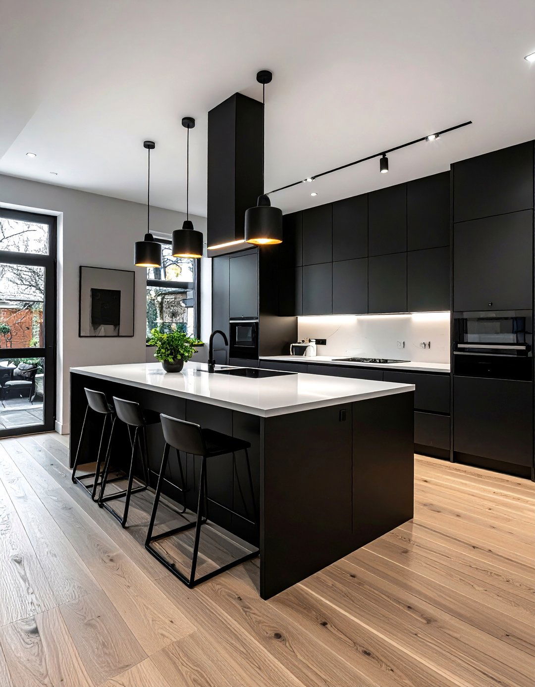 Modern Black Kitchen - 30 clean kitchen ideas