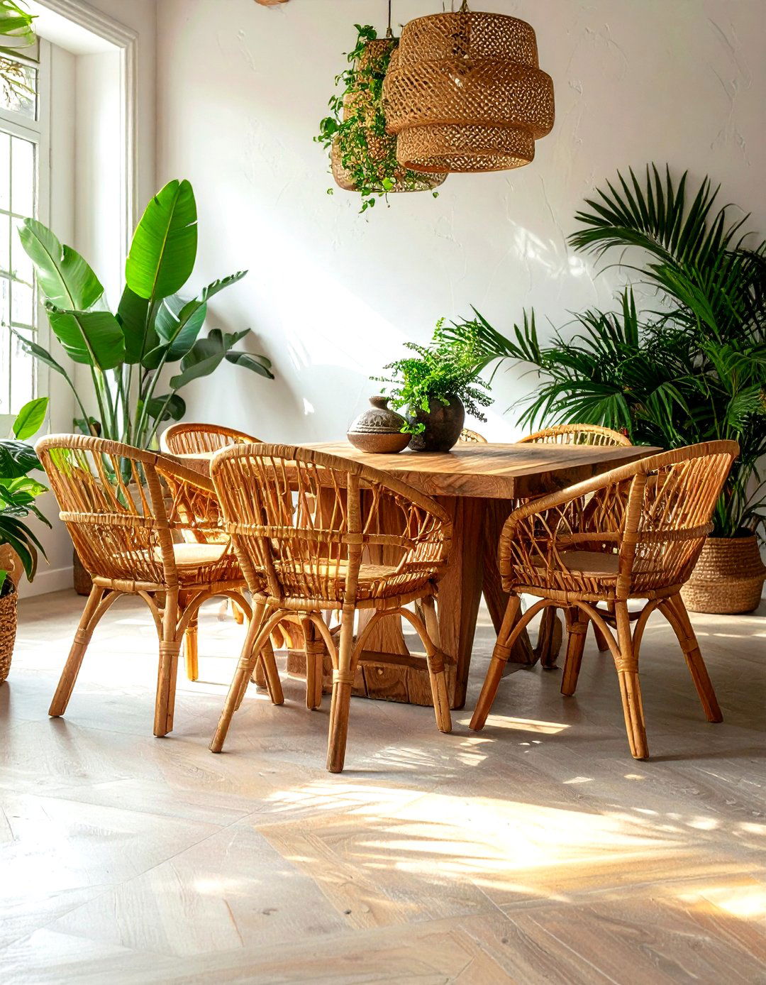 Modern Black Wicker Furniture - 30 wicker dining room ideas