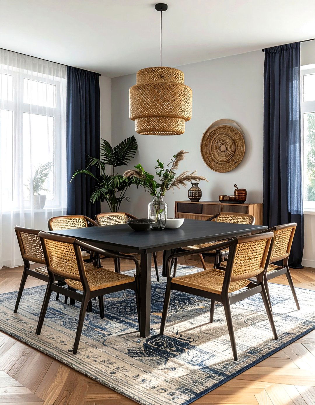 Modern Boho Dining Room - 30 Bohemian dining room ideas