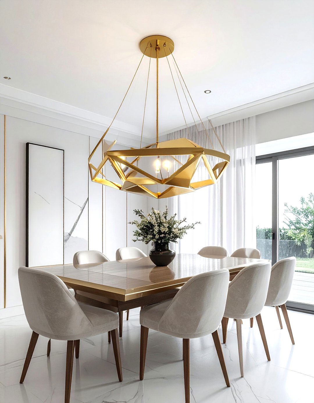 Modern Brass Chandelier - 30 popular decor ideas