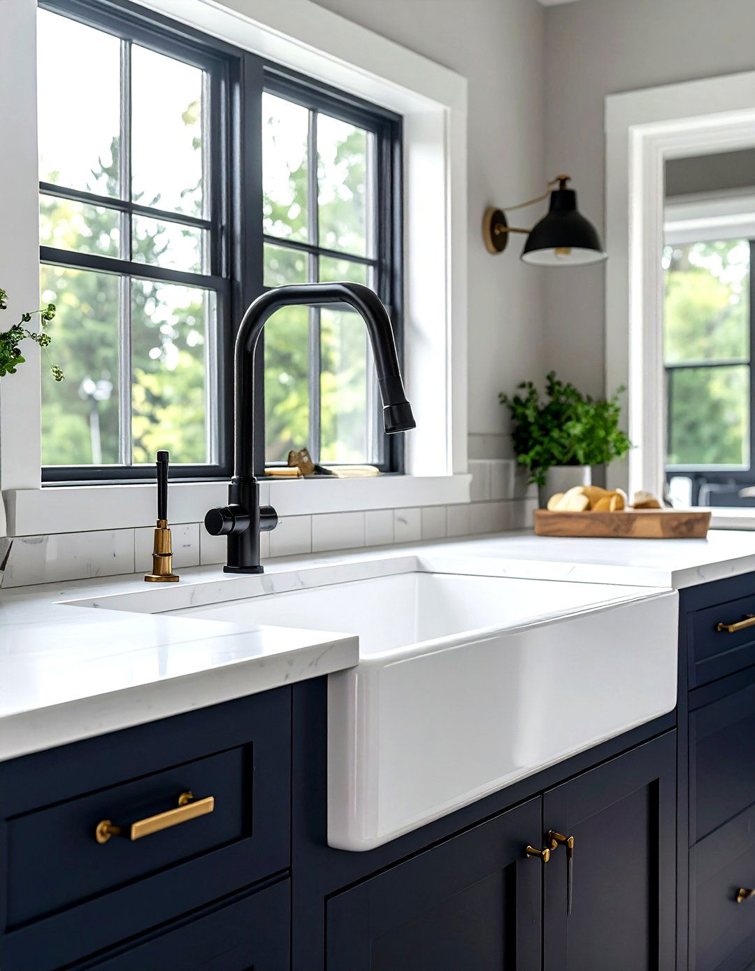 Modern Bridge Faucet Black - 30 black kitchen faucet ideas