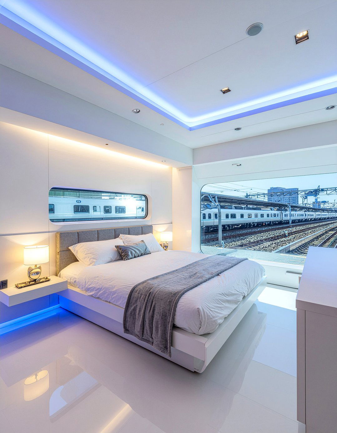 Modern Bullet Train - 30 train bedroom ideas