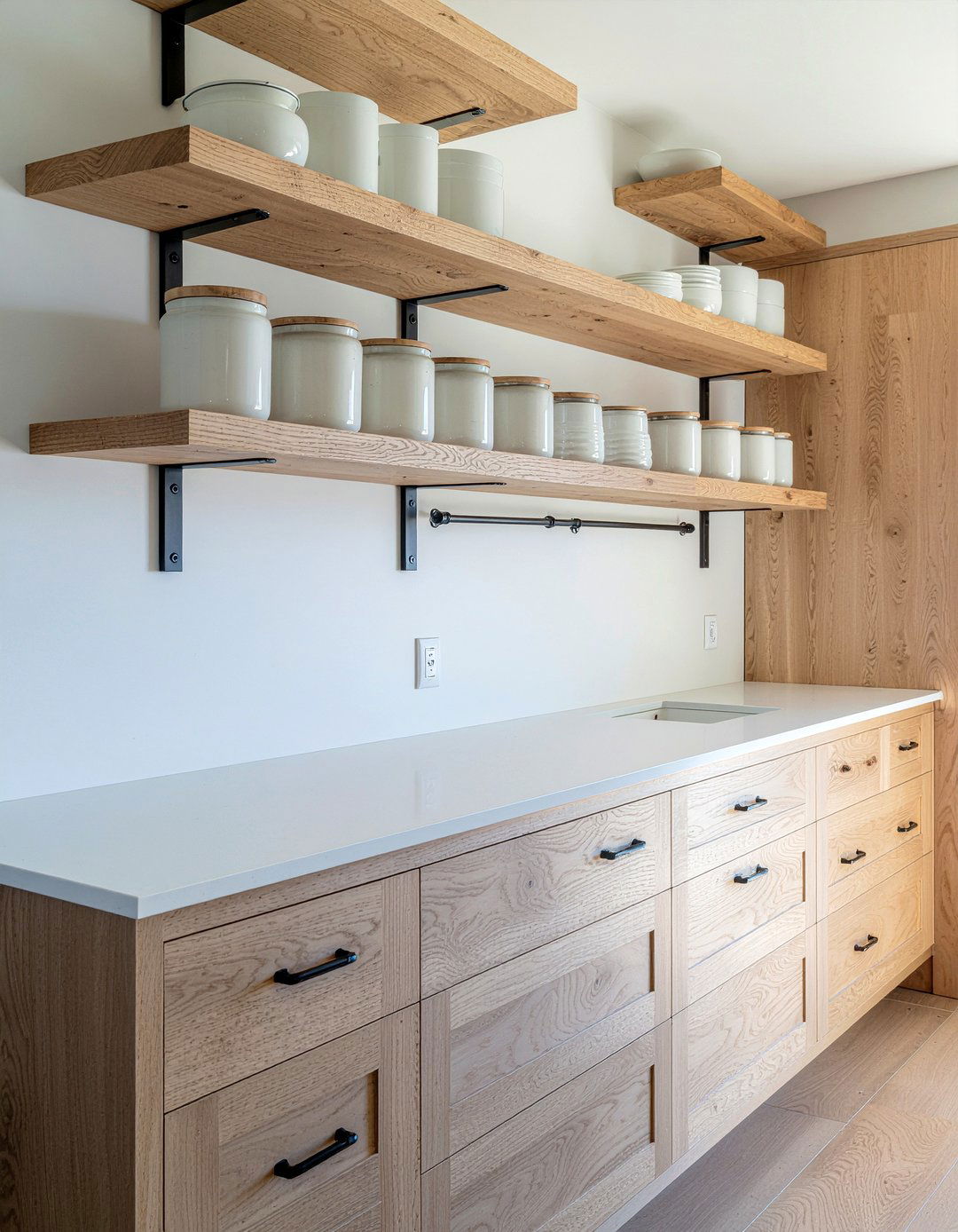 Modern Butlers Pantry Shelving - 30 butler's pantry dining room ideas