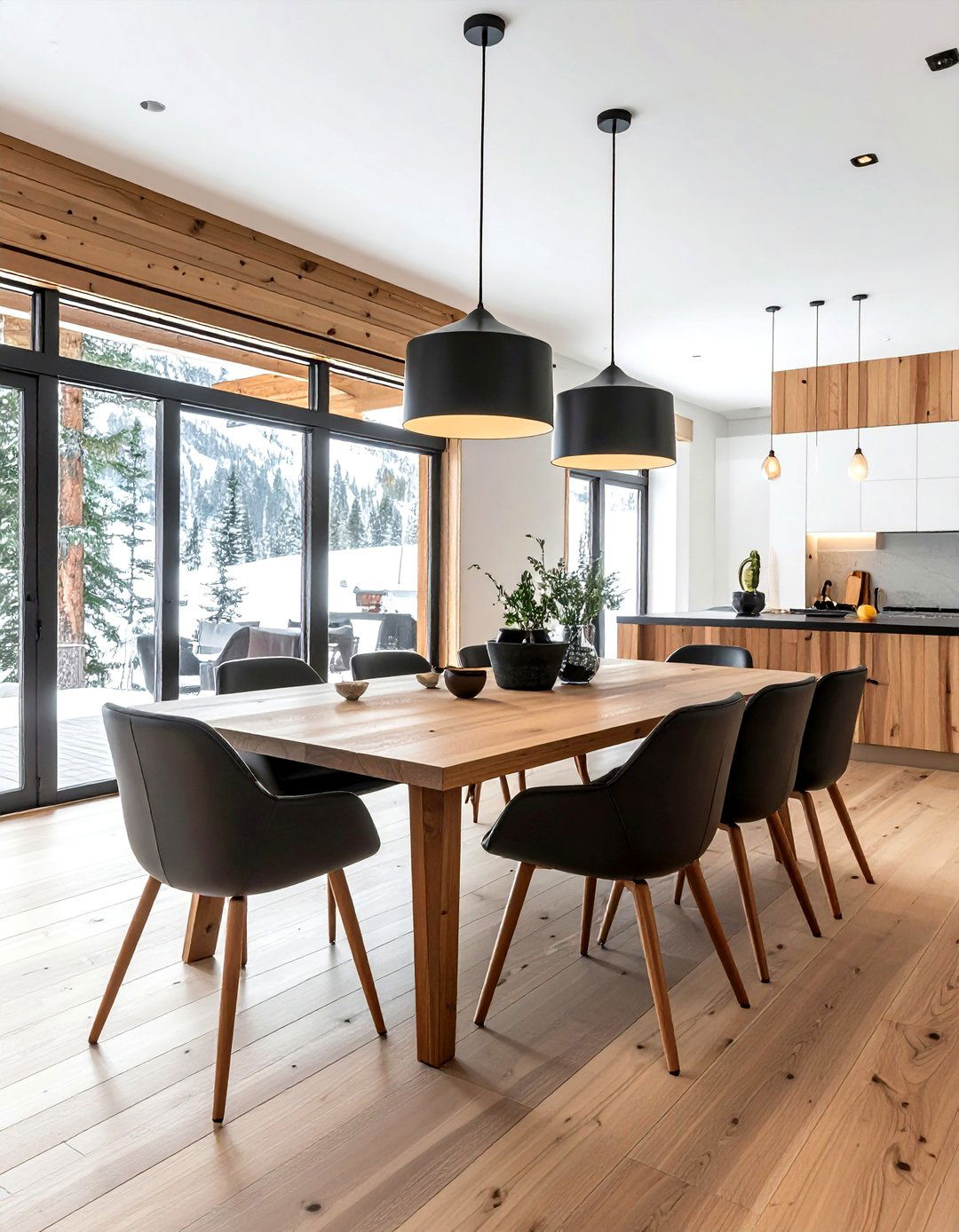 Modern Cabin Dining Room - 30 Aspen dining room ideas