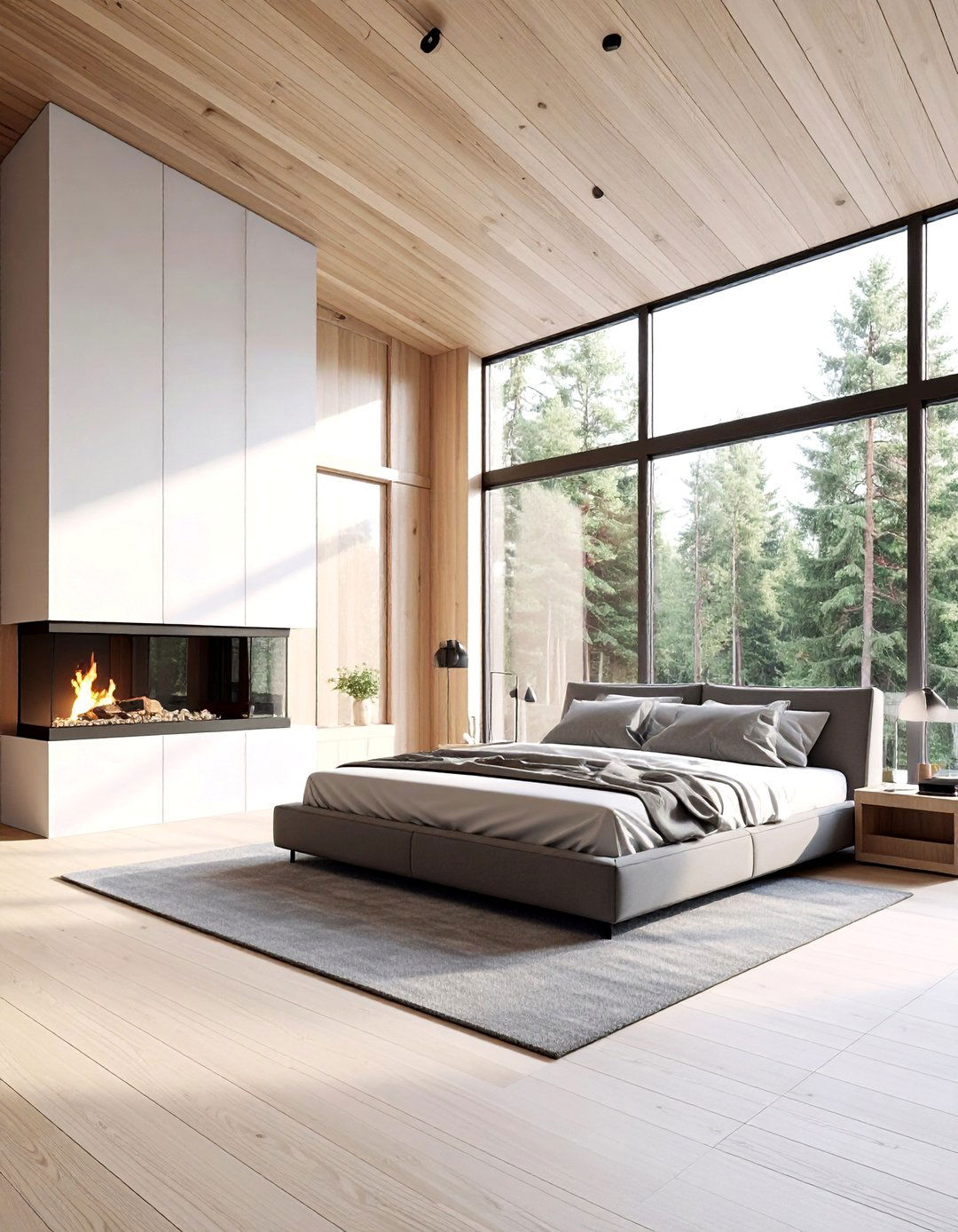 Modern Cabin Master Bedroom - 30 main bedroom ideas