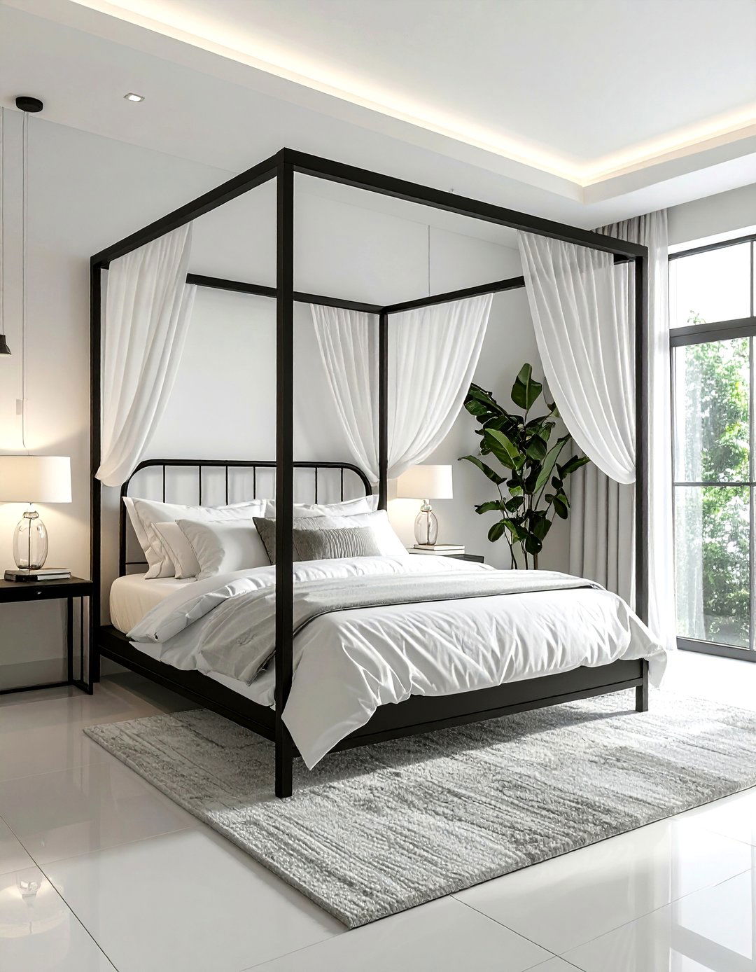 Modern Canopy Bed - 30 statement piece ideas
