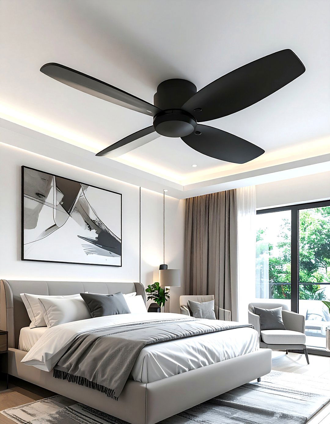 Modern Ceiling Fan - 30 home update ideas