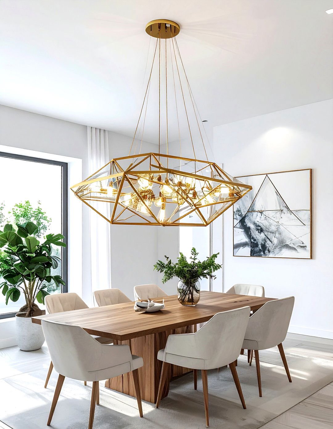 Modern Chandelier - 30 parade of homes decor ideas