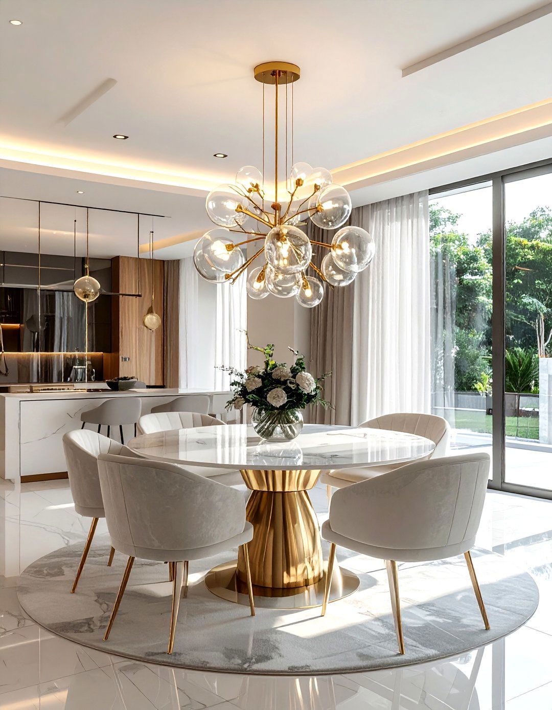 Modern Chandelier Lighting - 30 dining room accent ideas
