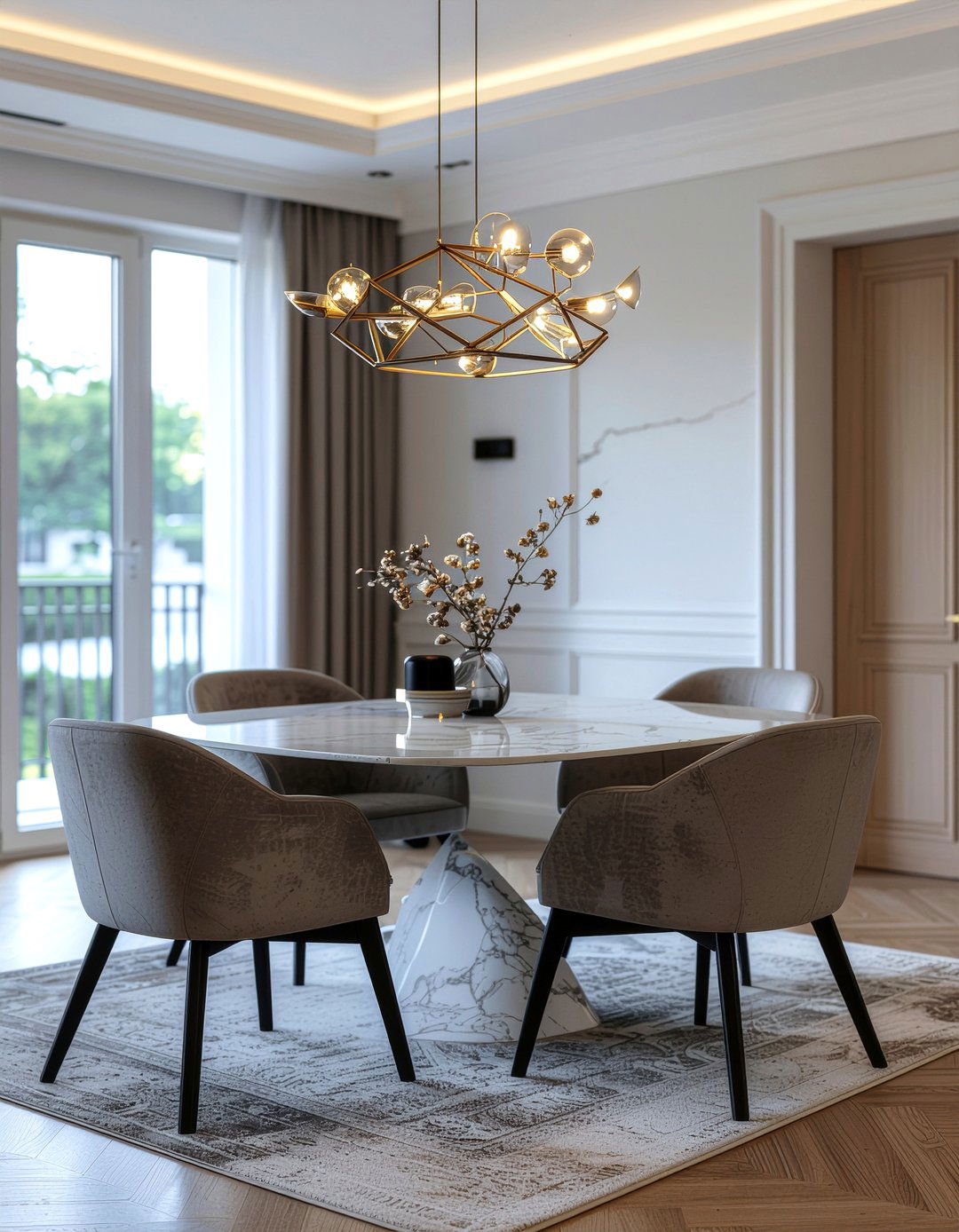 Modern Chandelier Lighting - 30 bold dining room ideas