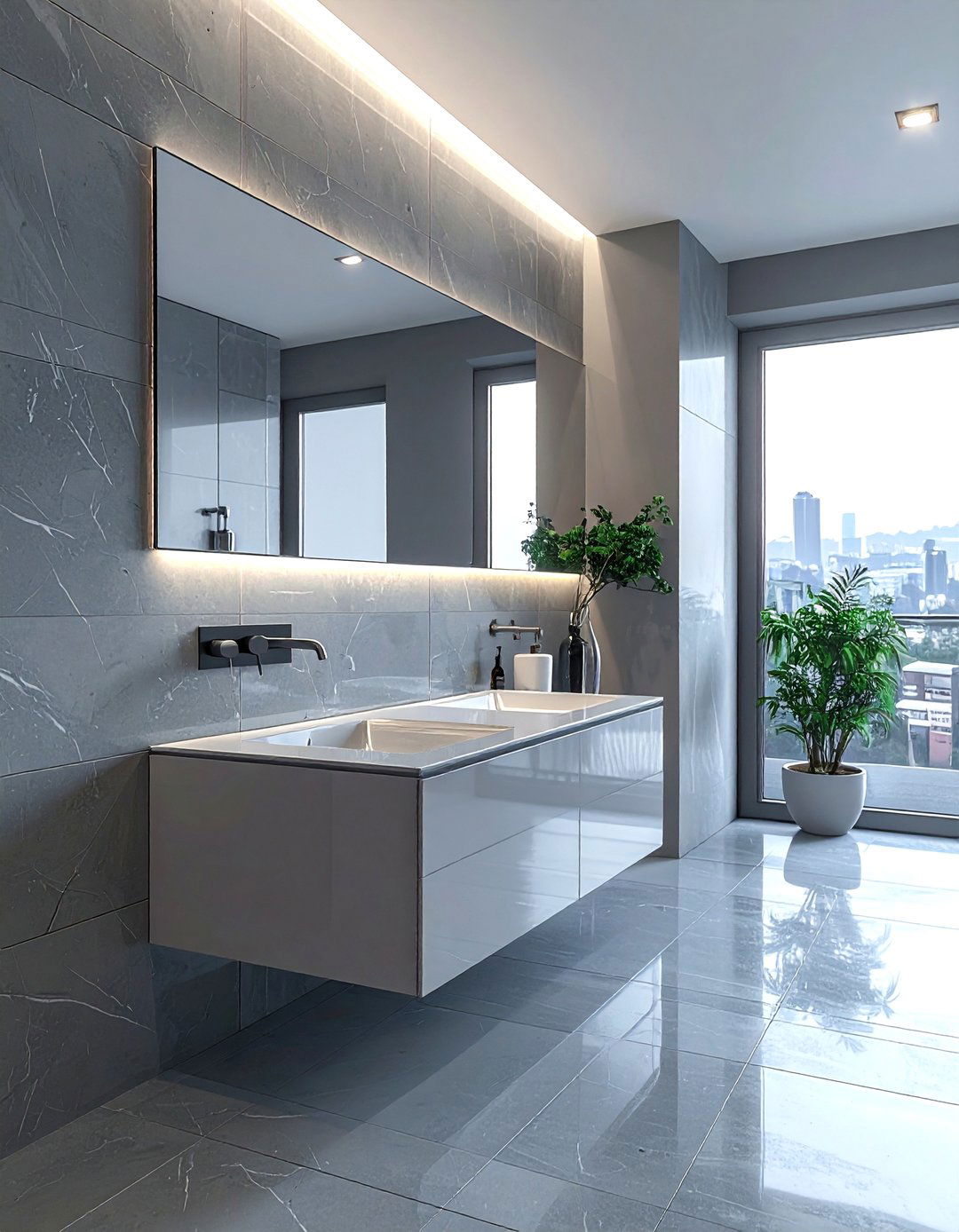 Modern Chrome Wall Mounted Bathroom Faucet - 30 wall-mounted faucet ideas