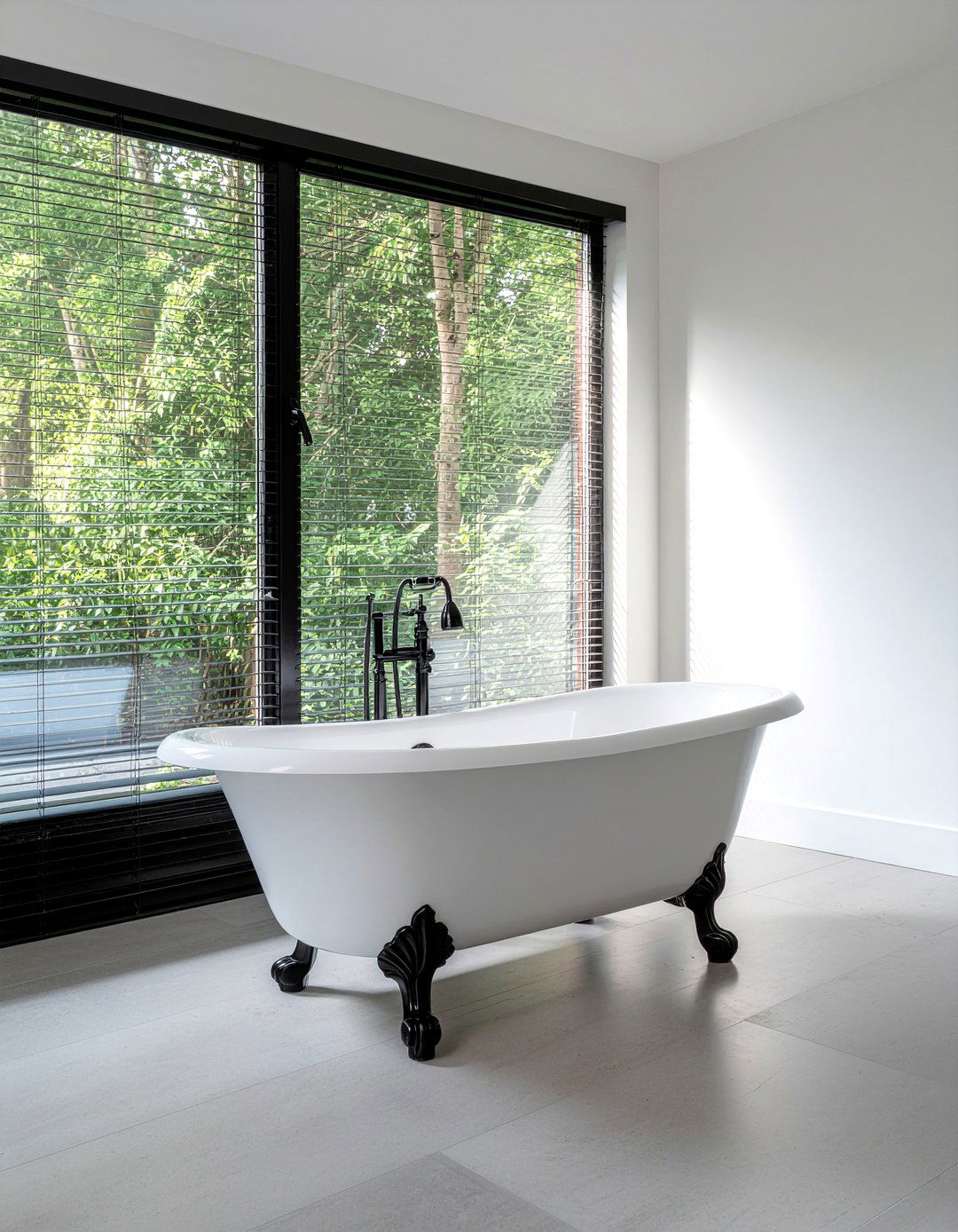 Modern Clawfoot Tub - 30 rustic modern bathroom ideas