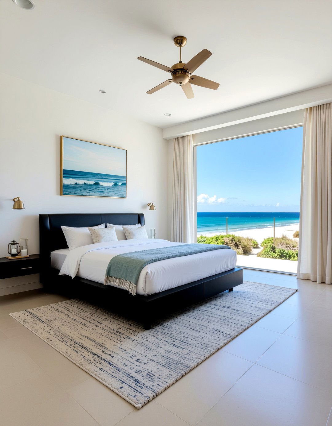 Modern Coastal Bedroom - 30 beach house bedroom ideas