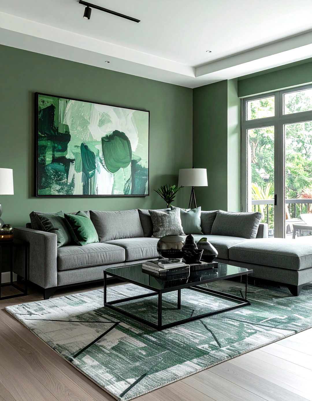 Modern Coastal Green Living Room - 30 coastal green living room ideas