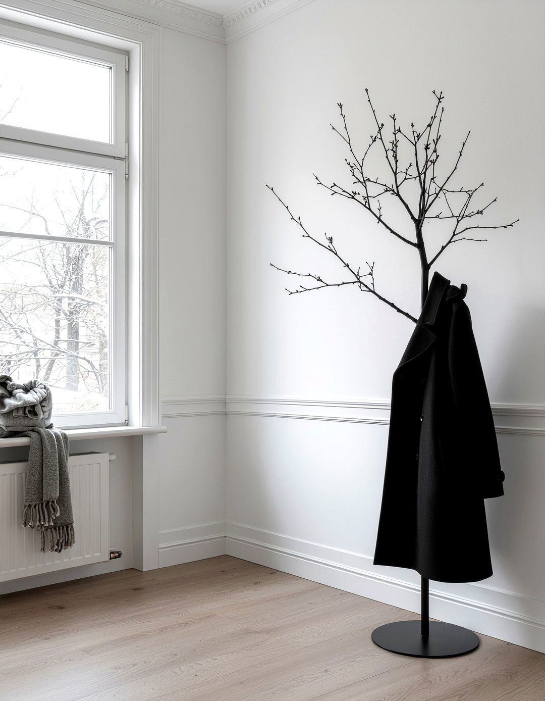 Modern Coat Tree - 30 entryway organization ideas