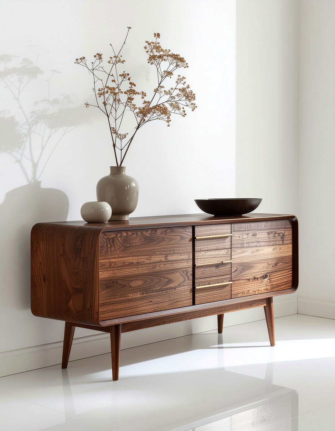 Modern Dining Credenza - 30 dining room organization ideas