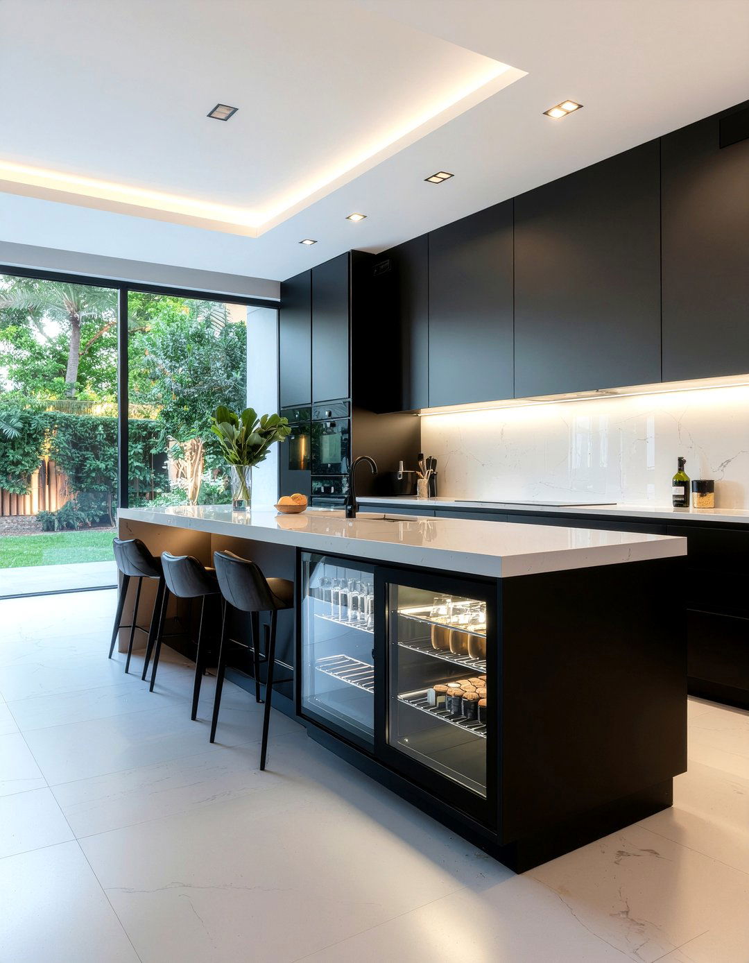 Modern Dining Room Beverage Center - 30 dining room wet bar ideas