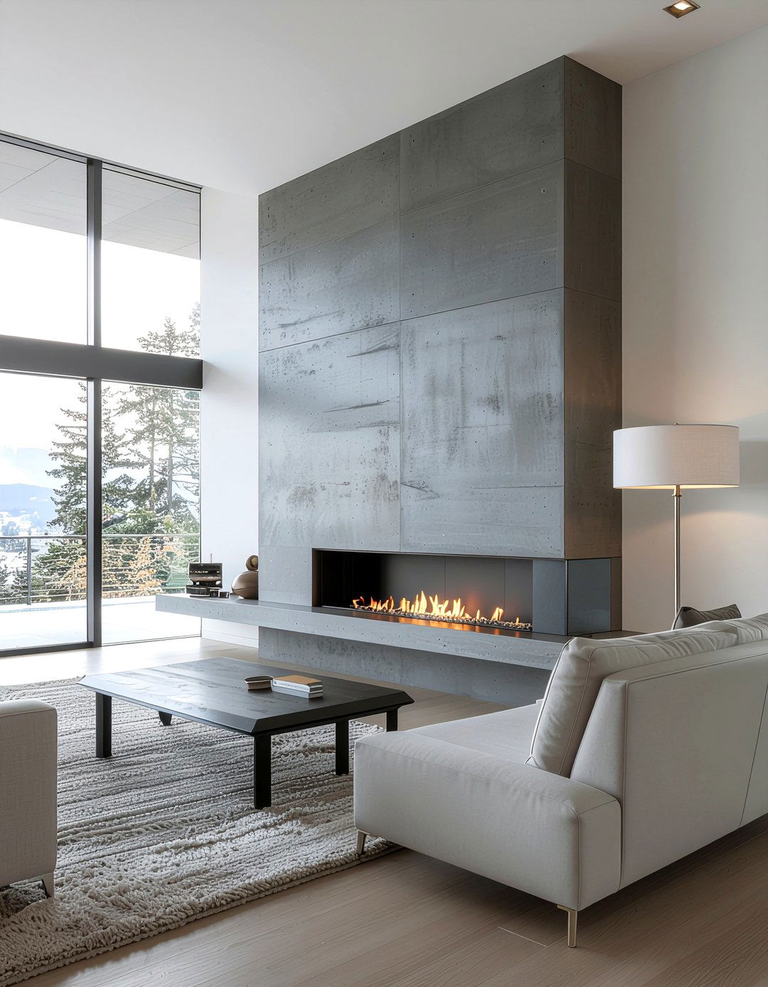 Modern Electric Fireplace Wall - 30 living room electric fireplace ideas