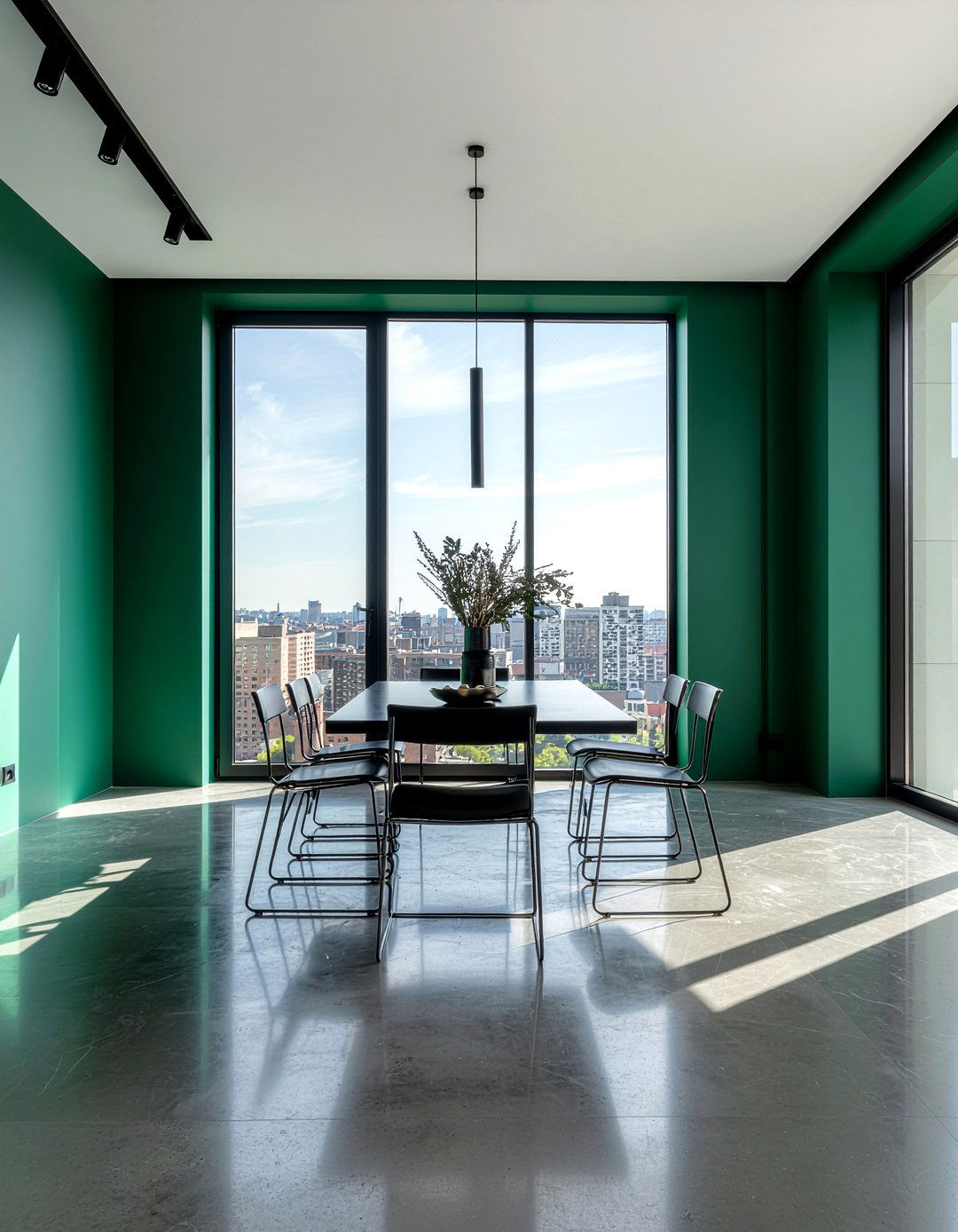 Modern Emerald Green Dining Room - 30 emerald green dining room ideas