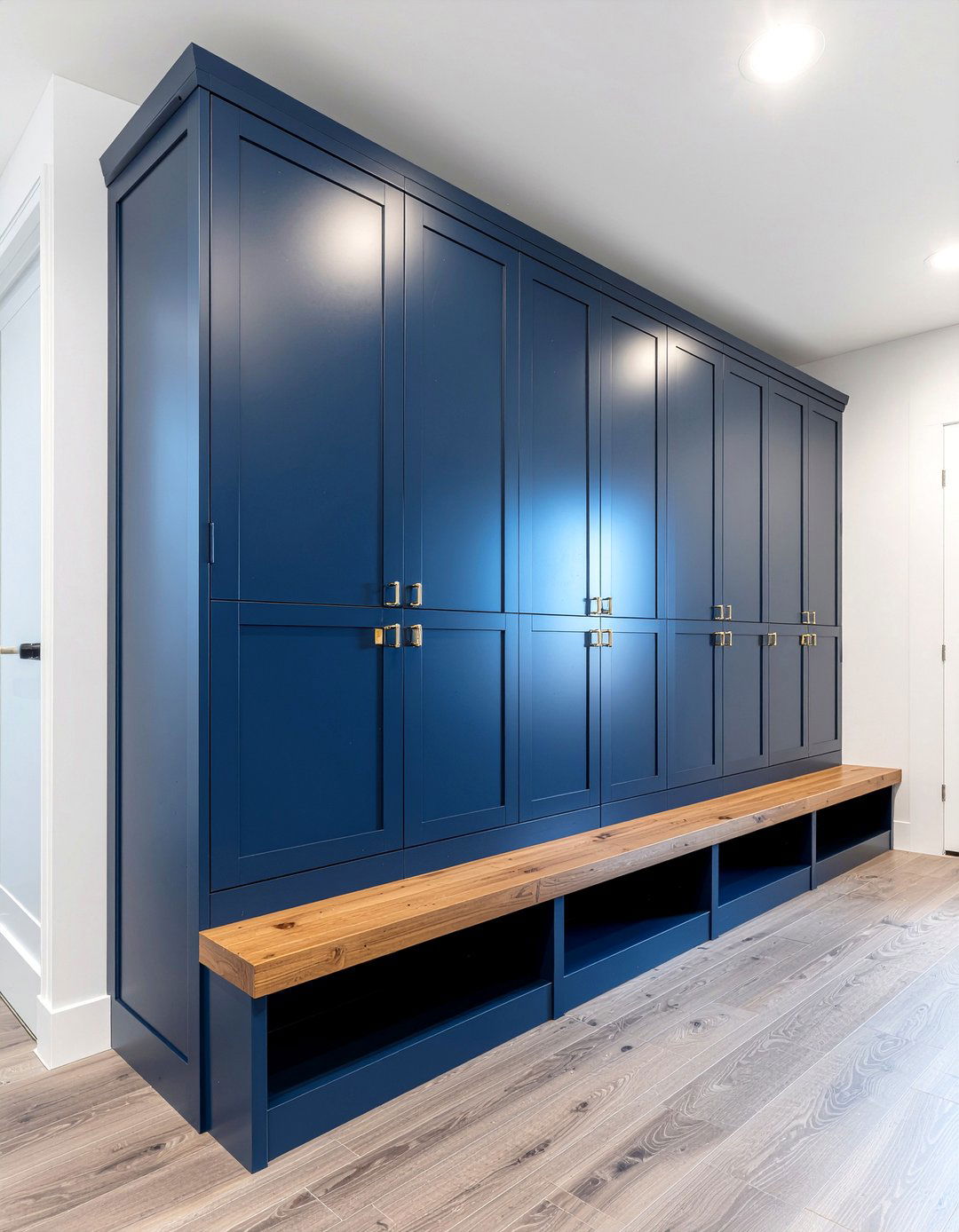 Modern Entryway Locker - 30 entryway storage ideas