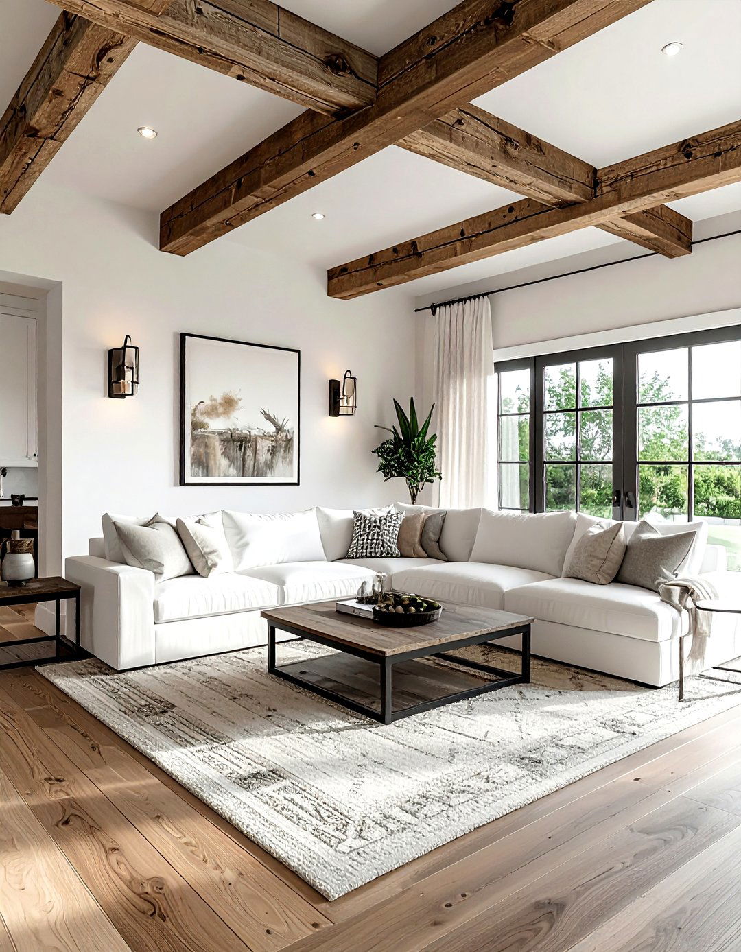 Modern Farmhouse - 30 living room redesign ideas