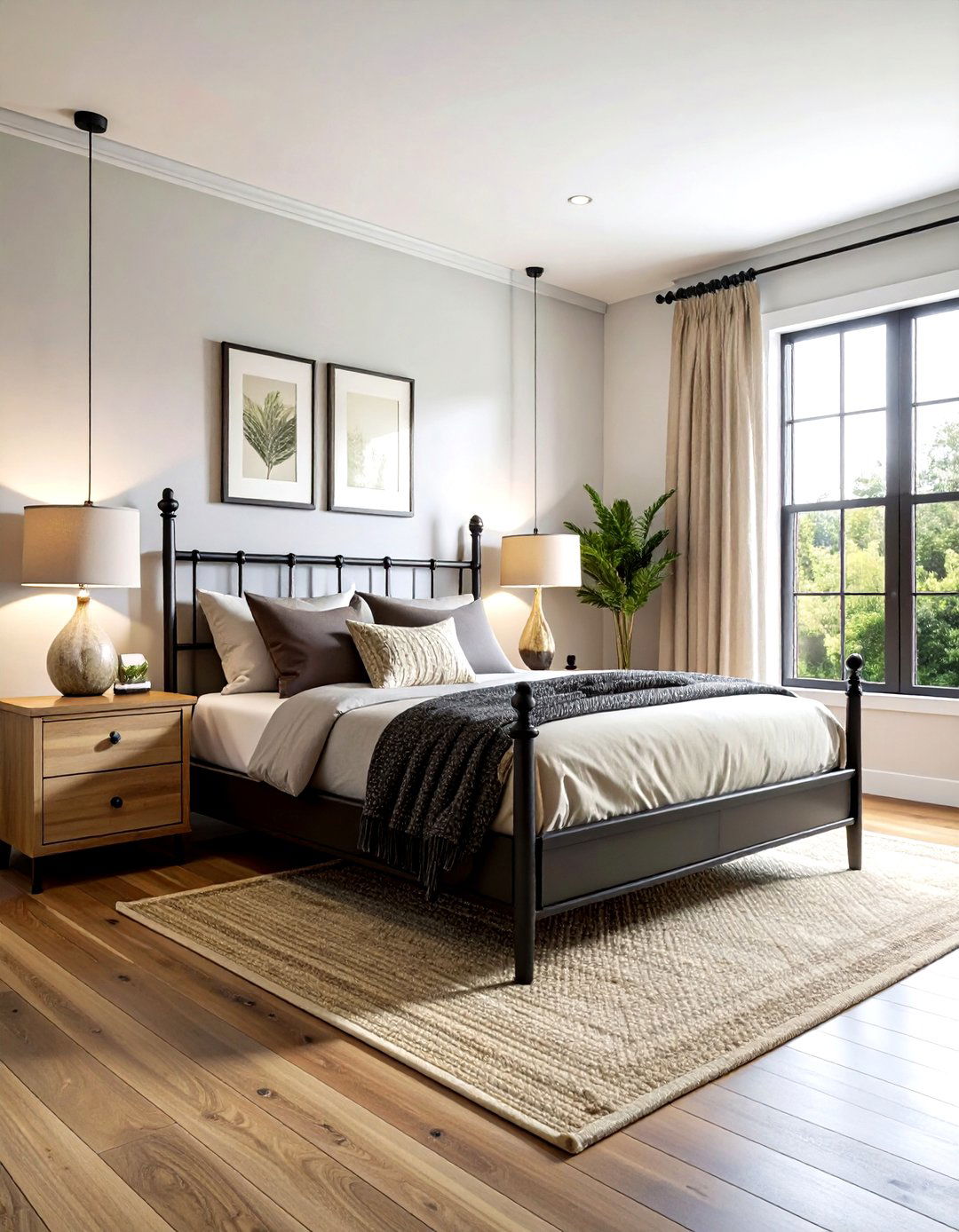 Modern Farmhouse Black Bedroom - 30 rustic black bedroom ideas