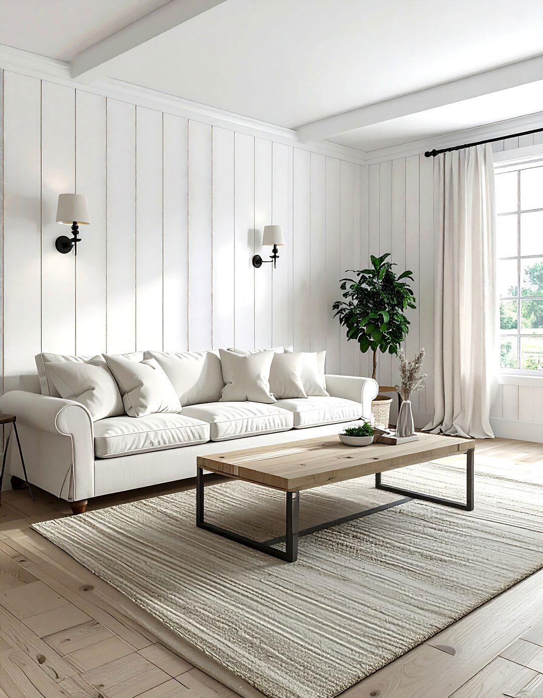 30 Trendy Living Room Board and Batten Ideas for Accent Walls