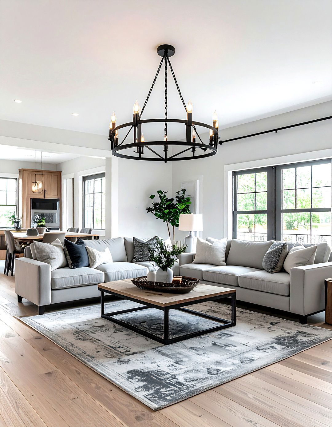 Modern Farmhouse Chandelier - 30 living room chandeliers