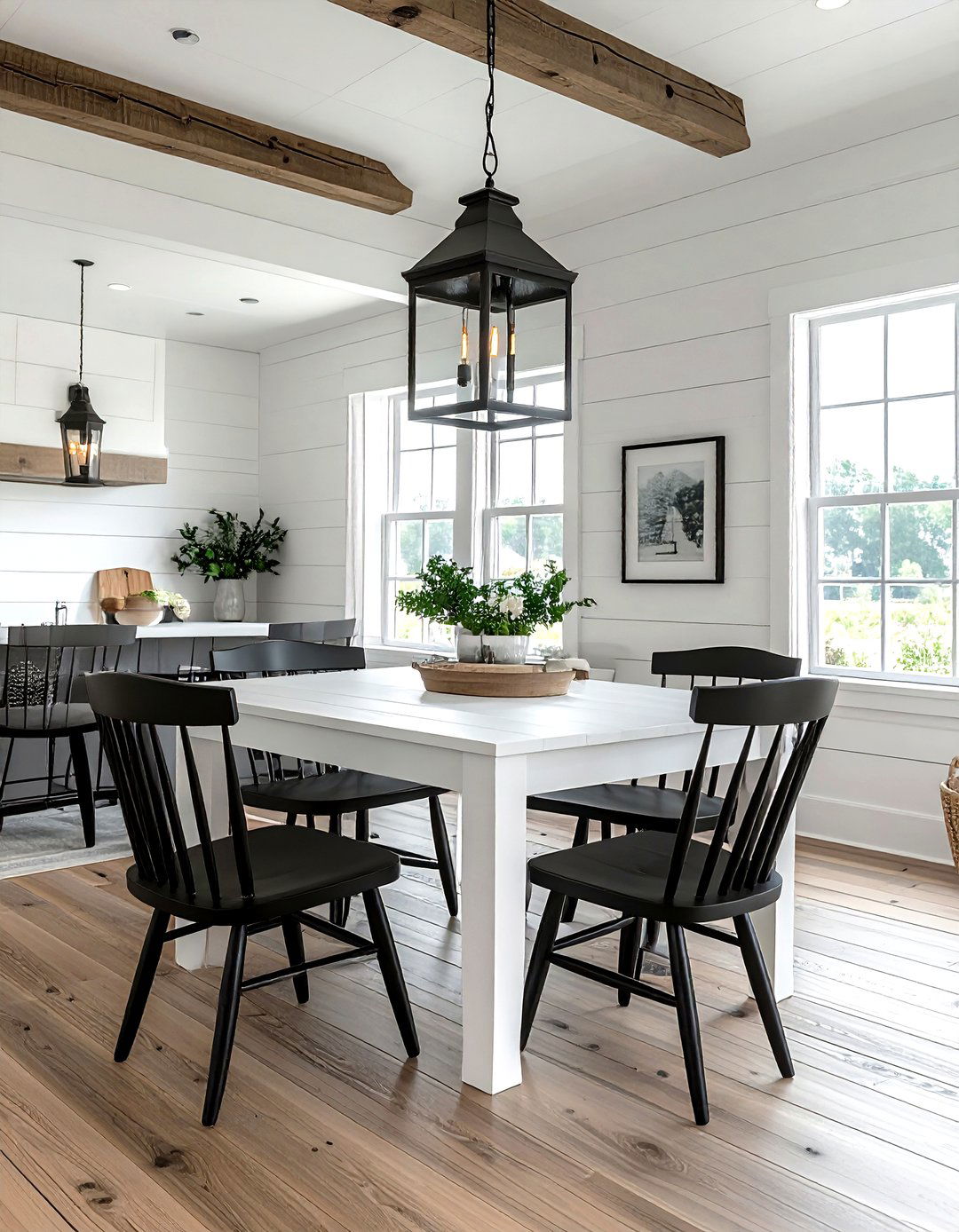 Modern Farmhouse Dining - 30 townhouse dining room ideas