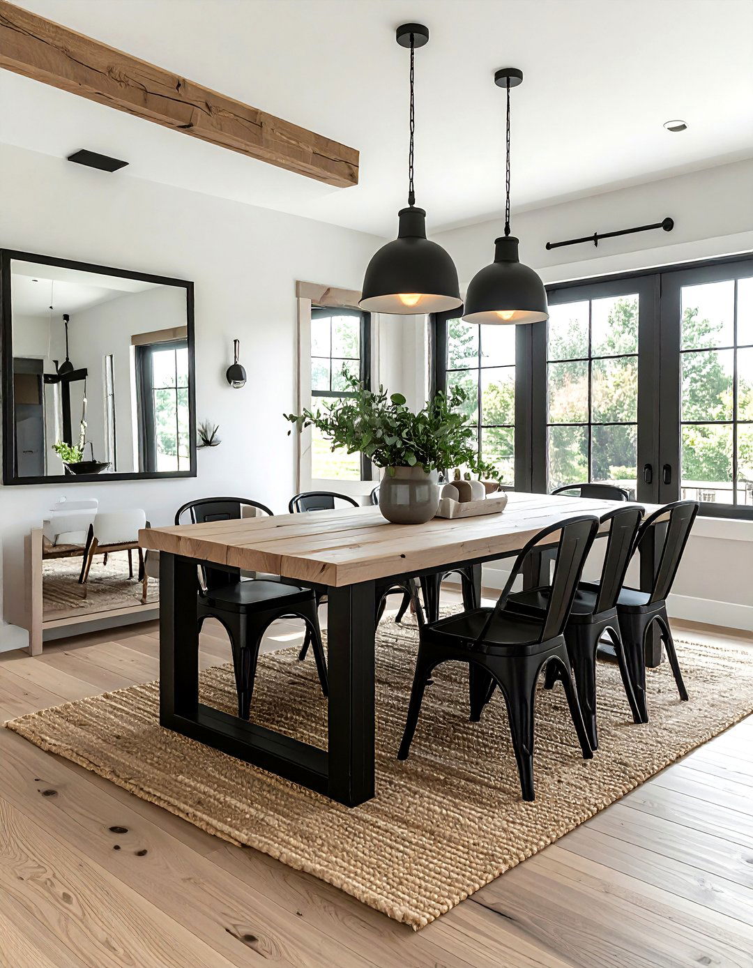 Modern Farmhouse Dining - 30 dining room everyday ideas