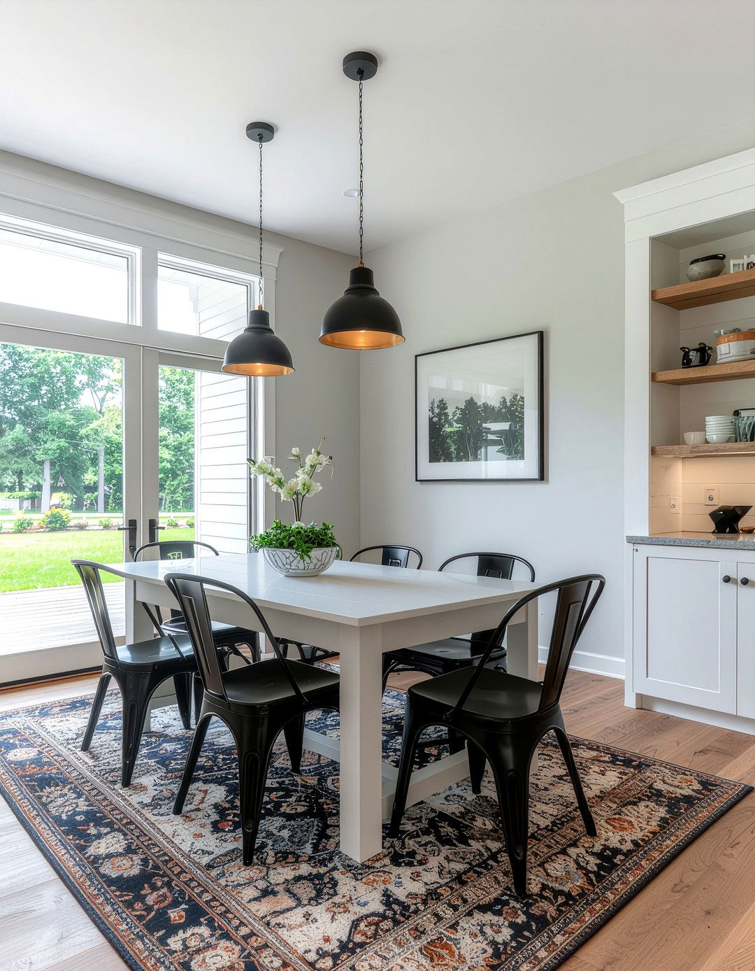Modern Farmhouse Dining Room - 30 cool neutral dining room ideas