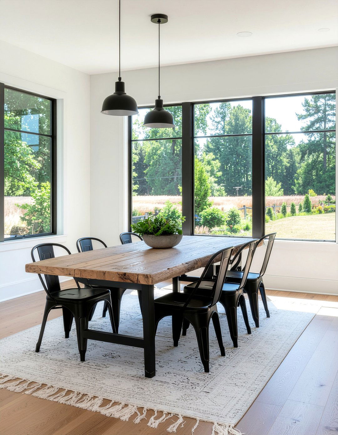 Modern Farmhouse Dining Room - 30 current dining room ideas