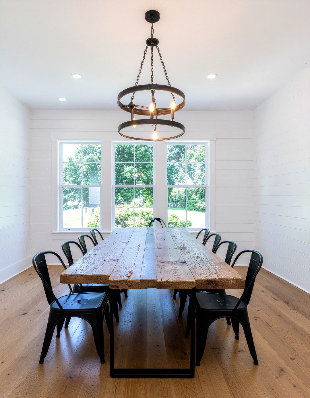 Modern Farmhouse Dining Room - 30 custom home dining room ideas