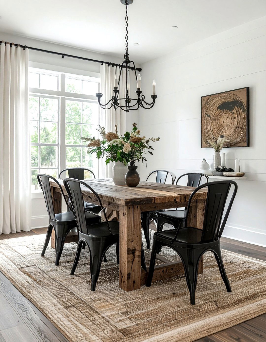 Modern Farmhouse Dining Room - 30 dining room decor ideas