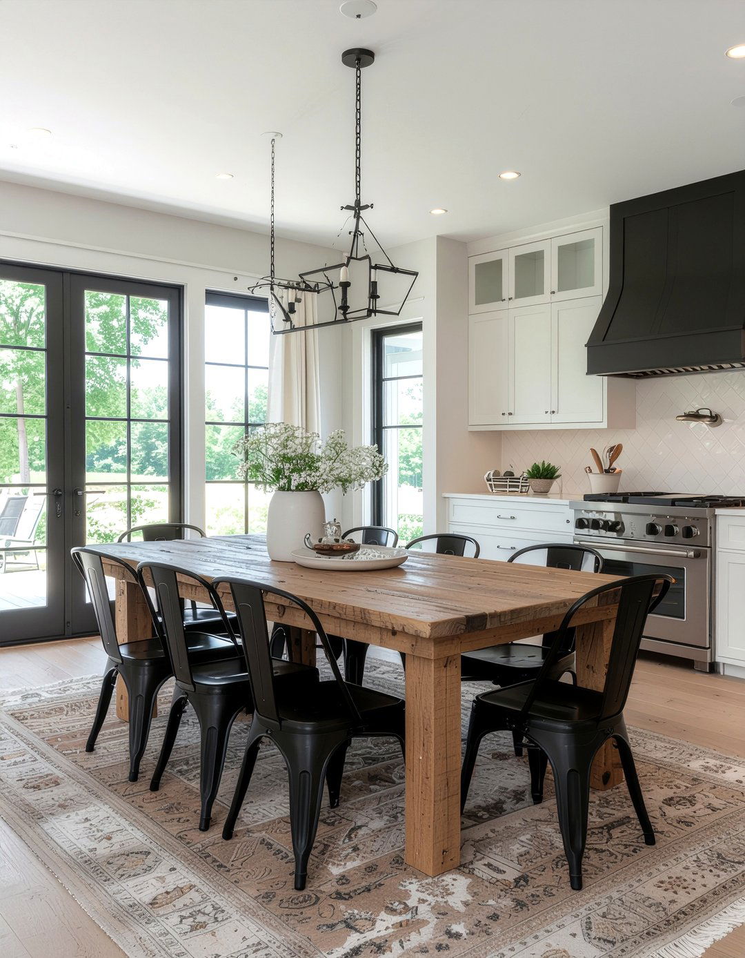 Modern Farmhouse Dining Room - 30 dining room niche ideas