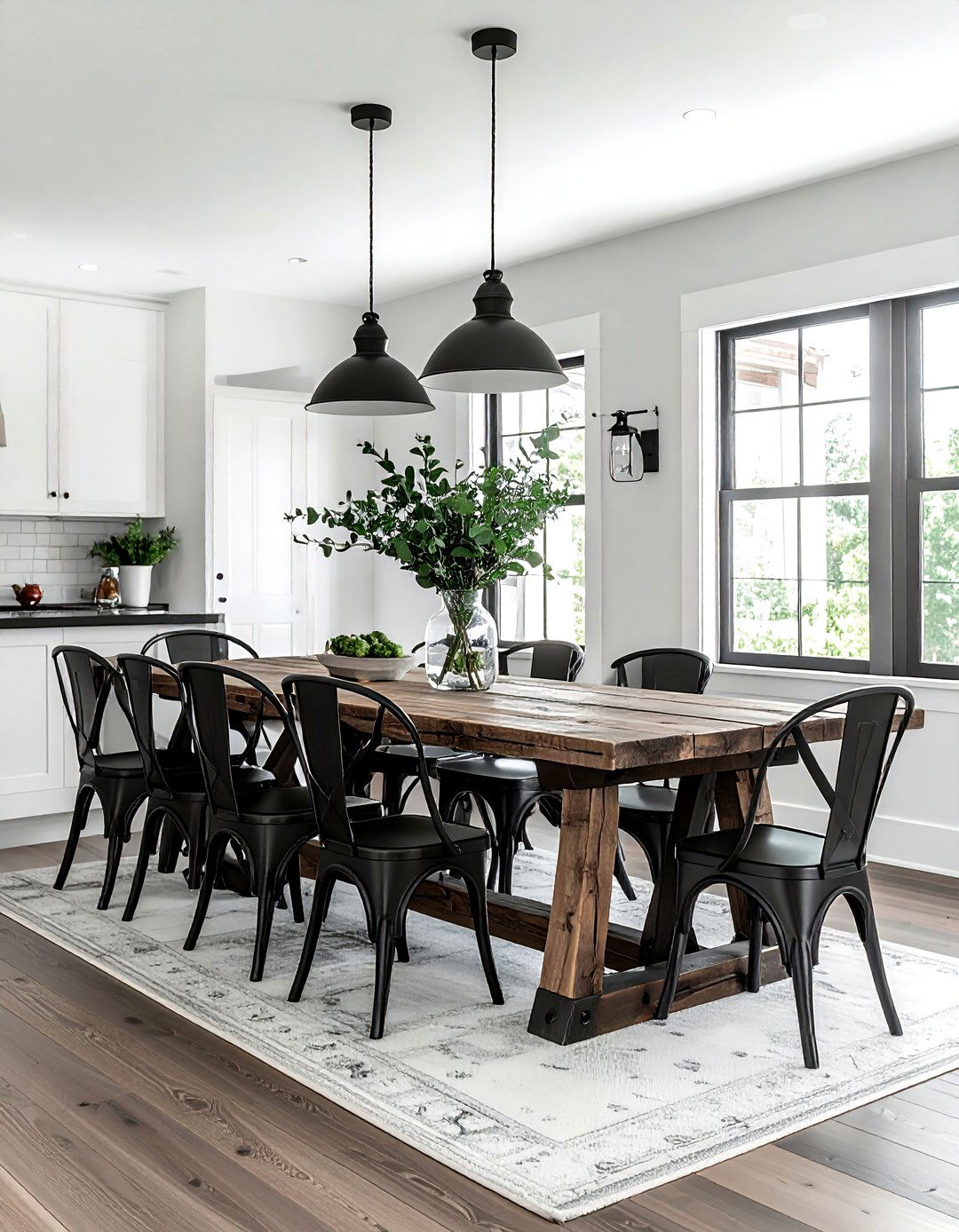Modern Farmhouse Dining Room - 30 attainable dining room ideas