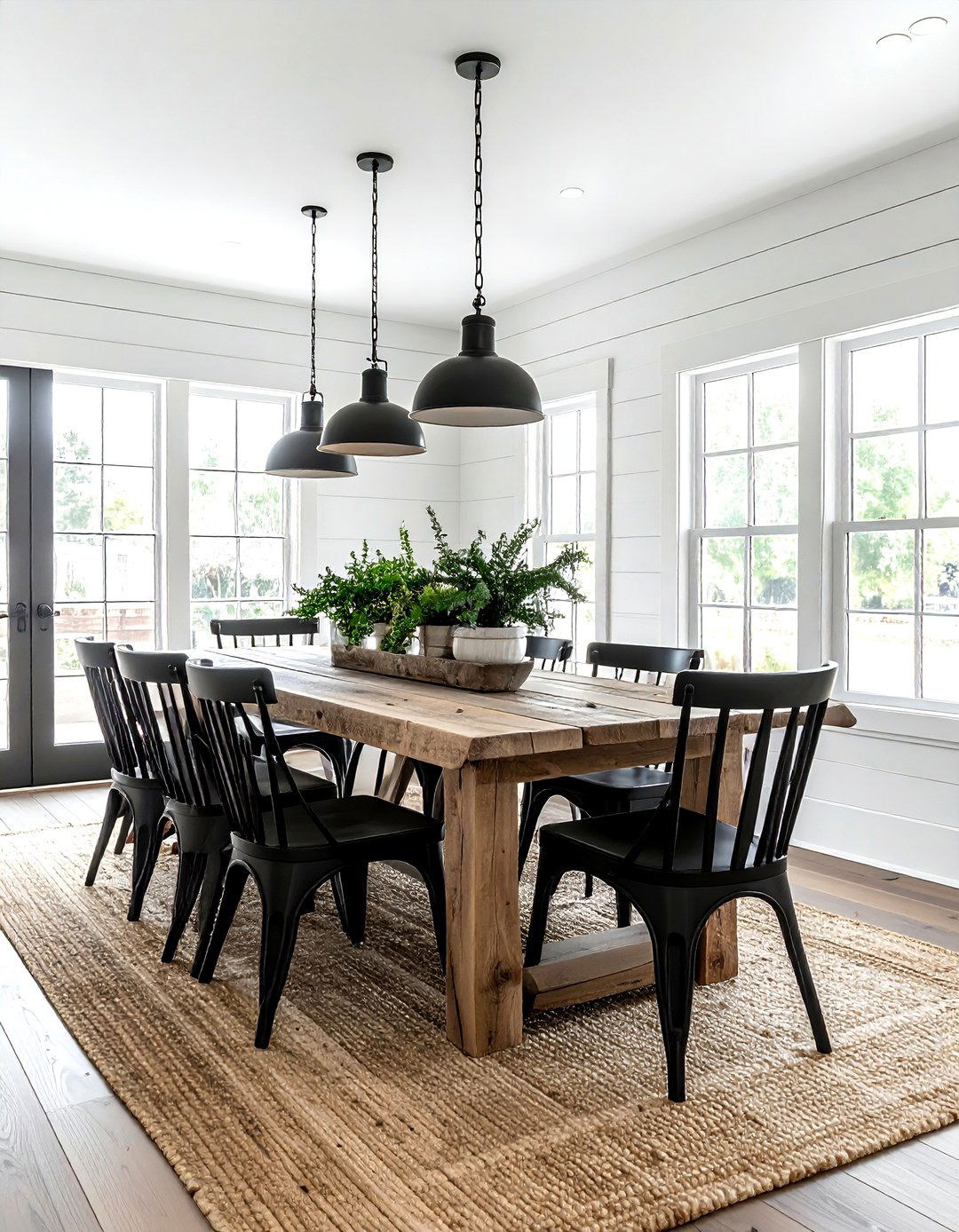 Modern Farmhouse Dining Room - 30 dining room redesign ideas