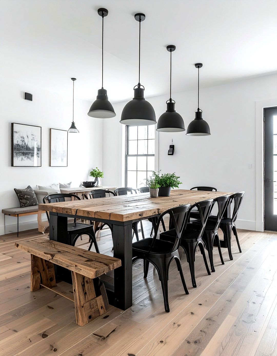 Modern Farmhouse Dining Room - 30 bespoke dining room ideas