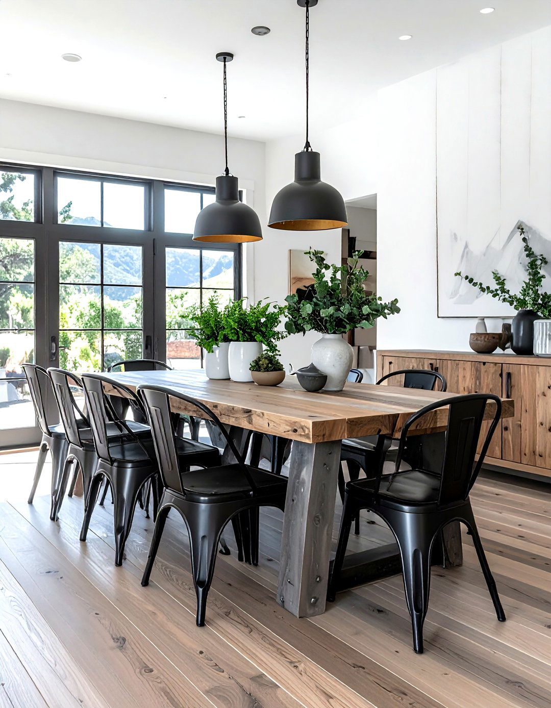 Modern Farmhouse Dining Room - 30 Napa Valley dining room ideas