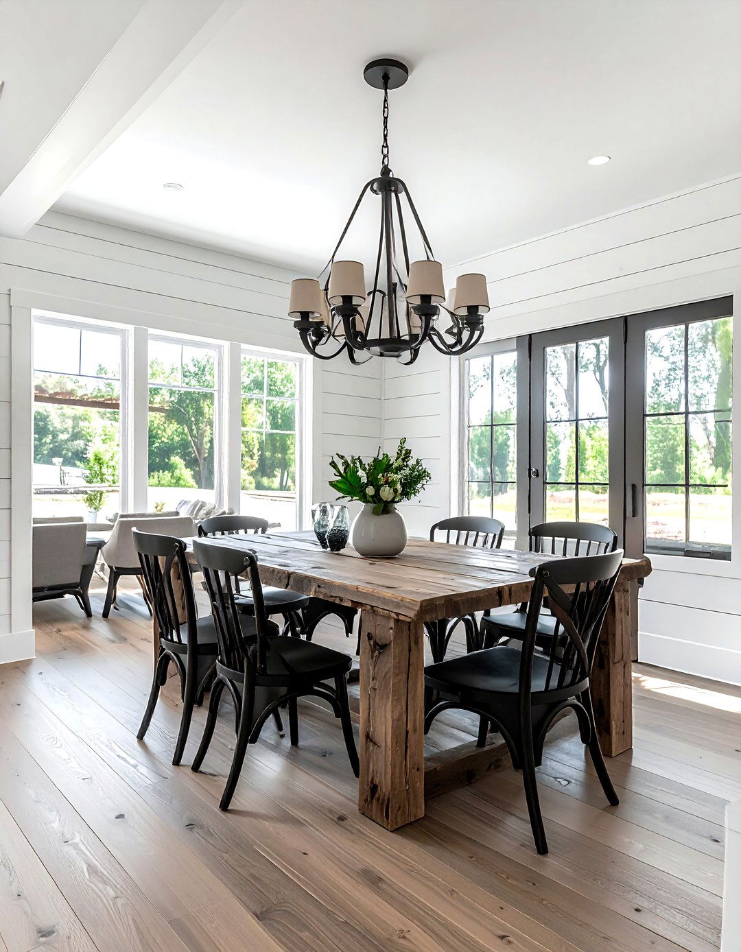 Modern Farmhouse Dining Room - 30 Nashville dining room ideas