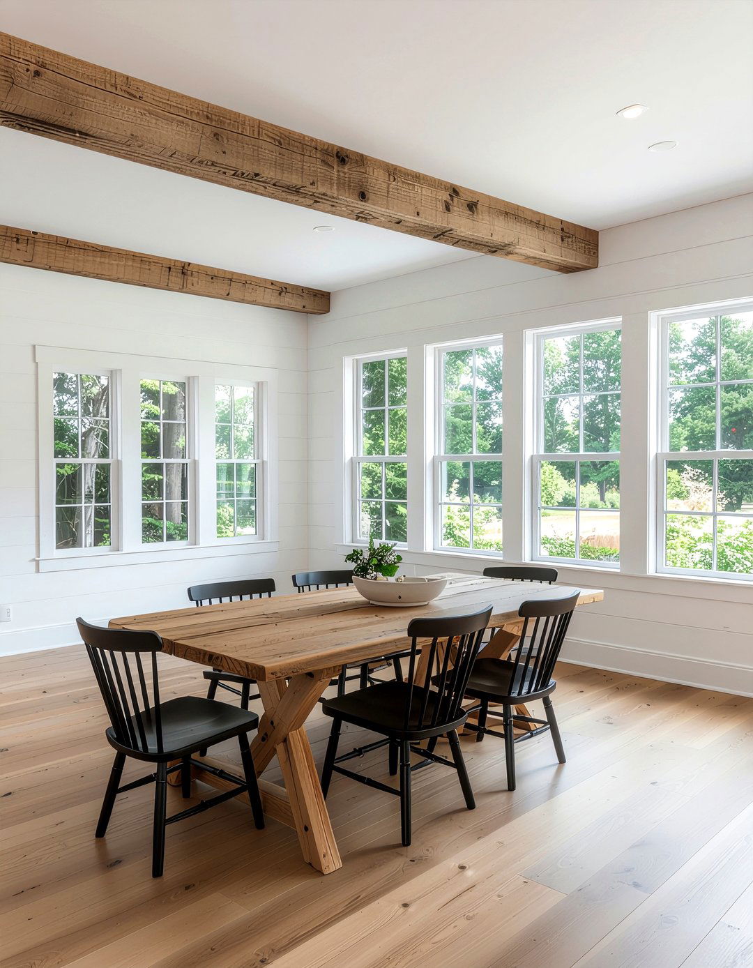 Modern Farmhouse Dining Room - 30 new construction dining room ideas