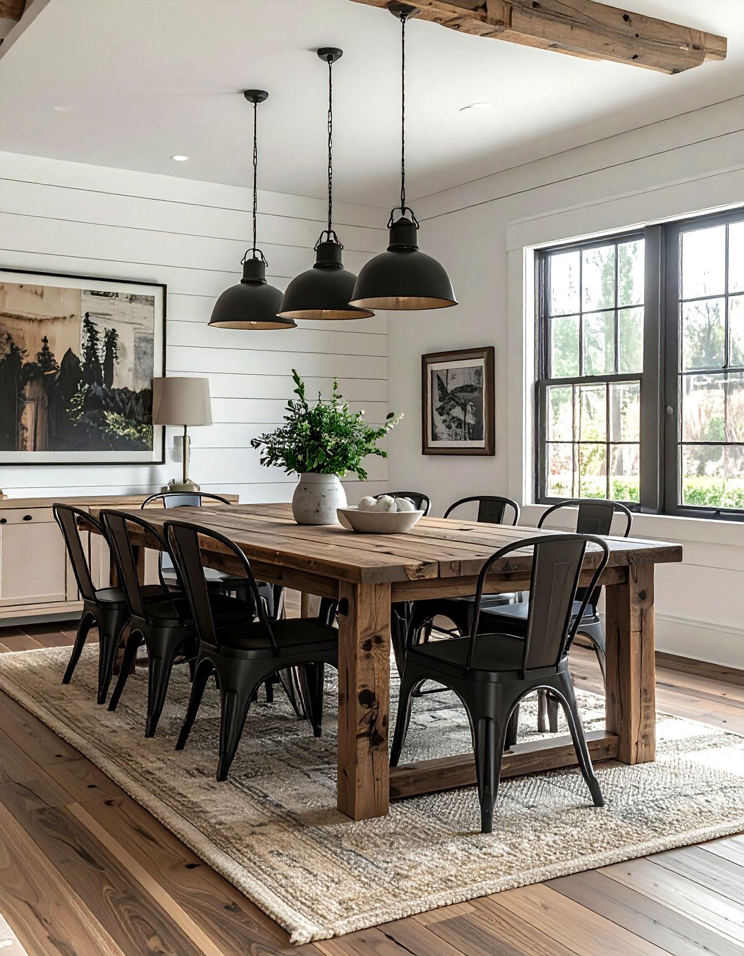 Modern Farmhouse Dining Room - 30 refreshed dining room ideas