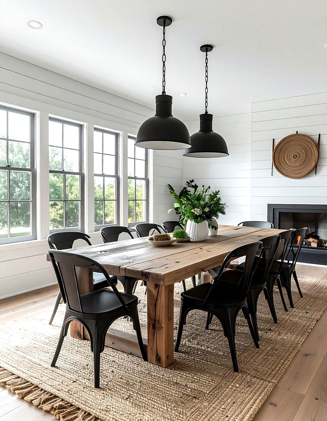 Modern Farmhouse Dining Room - 30 separate dining room ideas